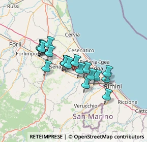 Mappa Via Sottorigossa, 47035 Gambettola FC, Italia (10.479)