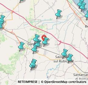 Mappa Via Sottorigossa, 47035 Gambettola FC, Italia (6.2085)