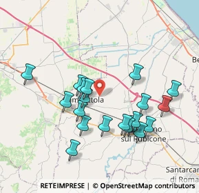 Mappa Via Sottorigossa, 47035 Gambettola FC, Italia (3.66)