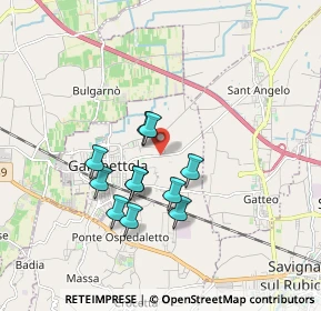 Mappa Via Sottorigossa, 47035 Gambettola FC, Italia (1.47636)