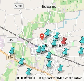 Mappa Via Corbara, 47035 Gambettola FC, Italia (1.18)