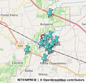 Mappa Via Corbara, 47035 Gambettola FC, Italia (1.20636)