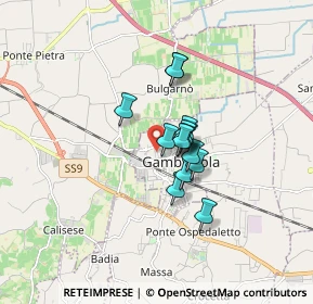 Mappa Via Corbara, 47035 Gambettola FC, Italia (1.04429)