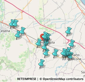 Mappa Via Corbara, 47035 Gambettola FC, Italia (3.823)