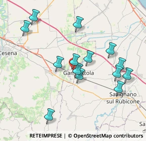 Mappa Via Corbara, 47035 Gambettola FC, Italia (3.92071)