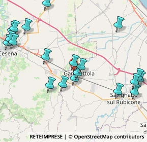 Mappa Via Corbara, 47035 Gambettola FC, Italia (5.204)