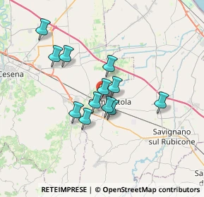 Mappa Via Corbara, 47035 Gambettola FC, Italia (2.74833)