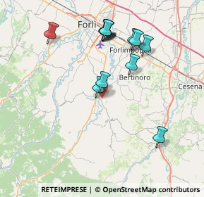 Mappa Str. Palareto Teodorano, 47014 Meldola FC, Italia (7.77615)