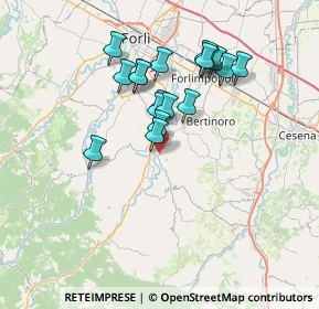 Mappa Str. Palareto Teodorano, 47014 Meldola FC, Italia (6.265)