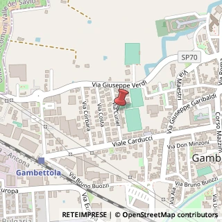 Mappa Via E. Curiel, 10, 47035 Gambettola, Forlì-Cesena (Emilia Romagna)