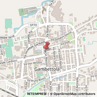 Mappa Corso Mazzini, 40/42, 47035 Gambettola, Forlì-Cesena (Emilia Romagna)