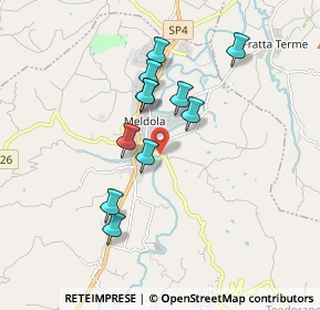 Mappa Via Sbaraglio, 47014 Meldola FC, Italia (1.53727)