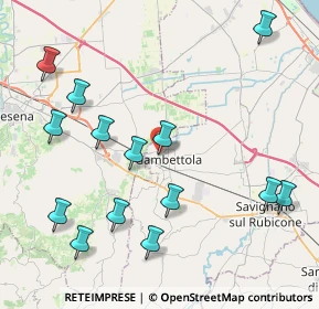 Mappa Via Giuseppe Verdi, 47035 Gambettola FC, Italia (4.88643)