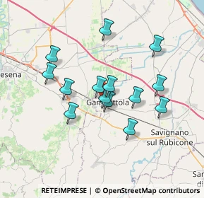 Mappa Via Giuseppe Verdi, 47035 Gambettola FC, Italia (3.07214)