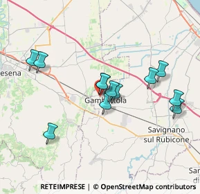 Mappa Via Giuseppe Verdi, 47035 Gambettola FC, Italia (3.41917)