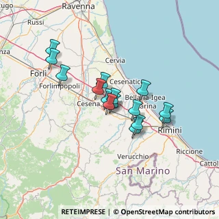 Mappa Largo Angelo Boschetti, 47035 Gambettola FC, Italia (10.64733)