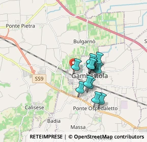 Mappa Largo Don Giovanni Poloni, 47035 Gambettola FC, Italia (1.21462)