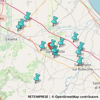 Mappa Largo Angelo Boschetti, 47035 Gambettola FC, Italia (4.02214)