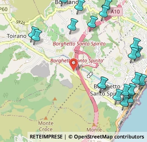 Mappa Via Ferrari, 17052 Borghetto Santo spirito SV, Italia (1.483)