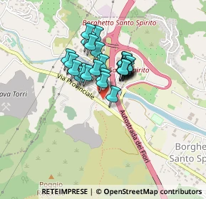 Mappa Via Ferrari, 17052 Borghetto Santo spirito SV, Italia (0.28929)