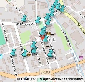 Mappa Piazza Agnolo, 50033 Firenzuola FI, Italia (0.125)