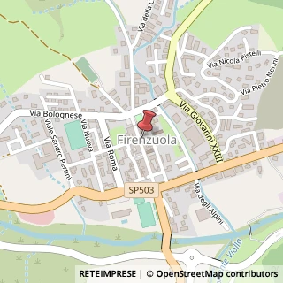 Mappa Via Evangelista Torricelli, 3, 50033 Firenzuola, Firenze (Toscana)