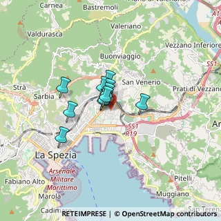 Mappa Via Michele Rossi, 19126 La Spezia SP, Italia (0.99273)