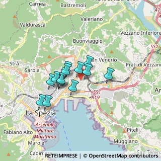 Mappa Via Michele Rossi, 19126 La Spezia SP, Italia (1.27429)