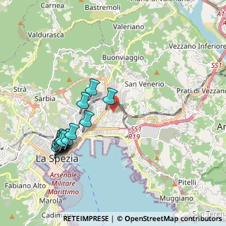 Mappa Via Michele Rossi, 19126 La Spezia SP, Italia (2.194)