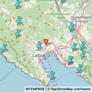 Mappa Cc Le Terrazze, 19100 La Spezia SP, Italia (6.83063)