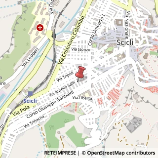 Mappa Via Giordano Bruno, 20, 97018 Scicli, Ragusa (Sicilia)
