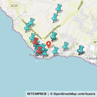 Mappa Via delle Azalee, 97017 Punta Secca RG, Italia (0.92381)