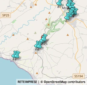 Mappa Via Larga Palme, 97018 Scicli RG, Italia (6.548)