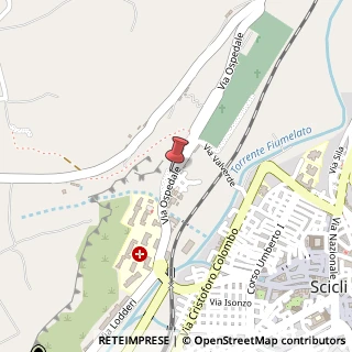 Mappa Via Ospedale, 87, 97018 Scicli, Ragusa (Sicilia)