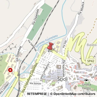 Mappa Via Carlo Emanuele, n .3, 97018 Scicli, Ragusa (Sicilia)