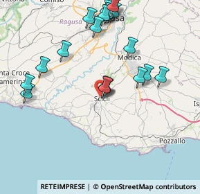Mappa Via F. Inì, 97018 Scicli RG, Italia (9.898)