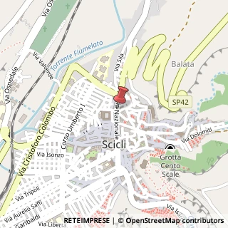 Mappa Via Nazionale, 56, 97018 Scicli, Ragusa (Sicilia)