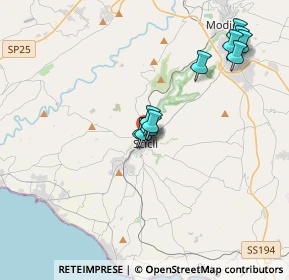 Mappa Via Caneva, 97018 Scicli RG, Italia (3.89545)