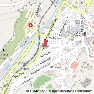 Mappa Via Monte Nevoso, n. 28, 97018 Scicli, Ragusa (Sicilia)