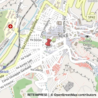 Mappa Via Giacosa, 11, 97018 Scicli, Ragusa (Sicilia)