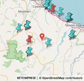 Mappa Via Palermo, 90020 Baucina PA, Italia (10.7075)