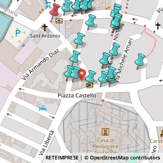 Mappa Piazza Castello, 91023 Favignana TP, Italia (0.085)