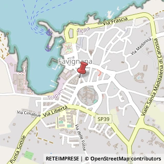 Mappa Via Giuseppe Garibaldi, 24, 91023 Favignana TP, Italia, 91023 Favignana, Trapani (Sicilia)