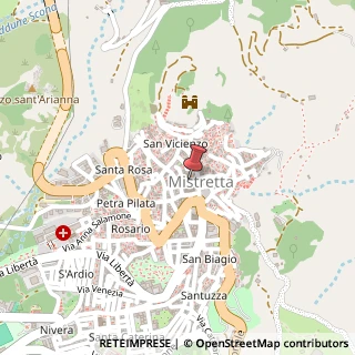 Mappa Piazza del municipio, 98122 Mistretta, Messina (Sicilia)