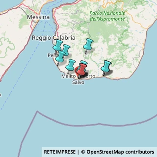 Mappa Via Nino Bixio, 89063 Melito di Porto Salvo RC, Italia (6.91714)