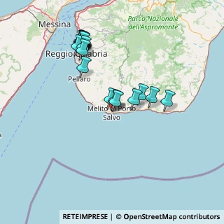 Mappa Via Nino Bixio, 89063 Melito di Porto Salvo RC, Italia (17.0235)
