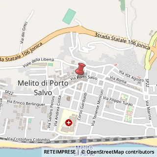 Mappa Via Nazionale, 12, 89063 Melito di Porto Salvo, Reggio di Calabria (Calabria)