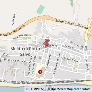 Mappa Via Nino Bixio, 28, 89063 Melito di Porto Salvo, Reggio di Calabria (Calabria)