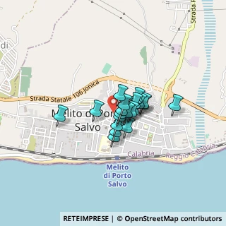Mappa Via Nino Bixio, 89063 Melito di Porto Salvo RC, Italia (0.257)