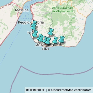 Mappa Via Luigi Einaudi, 89063 Melito di Porto Salvo RC, Italia (8.49529)